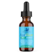 Rest&Quiet Pet Formula Drops 15mL - Natural Stress Relief for Cat Dog Horse Bird