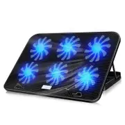 Silent Six-fan Cooling Base for Notebook Computers - Heat Sink