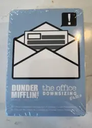 The Office Downsizing Game Unopened Pack Of Game 75+ Cards Emails Dundie In. Rev