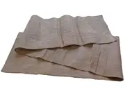 12" Burlap Table Runner - 30 Feet Serged edges