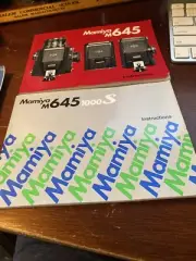 Mamiya M 645 Camera & Lenses Manuals Very RARE Excellent Condition