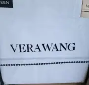 Vera Wang Simply Dot Queen 100% Cotton Sheet Set 4 Pc Black Dots White
