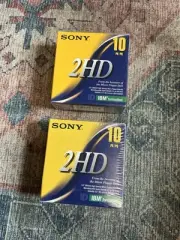 Sony 2HD Floppy Diskettes IBM Formatted 1.44MB 3.5-inch, 10-Pack, New Sealed 2pk