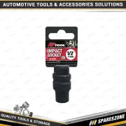 PK Tool 11mm 1/2 Inch Drive 12 Point Short Impact Socket - Metric Cr-V Steel