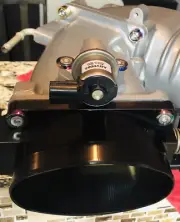 03 04 Cobra Supercharger Plenum Billet Dress Hardware, Cup Shaped Neo chrome