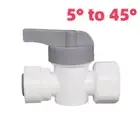 Valve 1/2" Male Thread Adapter RO System1/4" 3/8" Water Filter Connector Ball