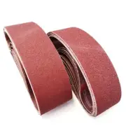 3 x 24 Inch Aluminum Oxide Sanding Belts 3 Each of 40/80/120/150/240/400 Asso...