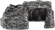 ibasenice Resin Turtle Basking Platform Decorative Tortoise Supplies Lifelike Simulation Rock for Reptile Habitat for Aquariums Terrariums Durable Realistic Climbing Space