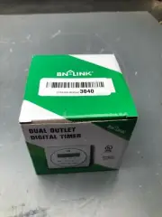 BN-LINK 7 Day Heavy Duty Digital Programmable Timer - Dual Outlet