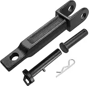XTevu Tow Hook, Alloy Steel Towing Pin and Frame Hitch Hook, Single Tow Hook with 5 6008 Pull Pin and 5 6007 Frame Pin for Kenworth T170 T270 T370