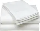 Hospital White Twin Size Fitted Sheets 36"x80"x9" 12-pack T-130 Thread Count