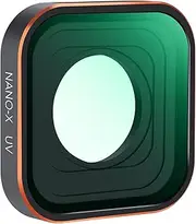 K&F Concept UV Protection Camera Lens Filter Compatible with GoPro Hero 13 Hero12 Hero11, Hero10, Hero9 Black, with 28 Layer-Nano Coating, Top AGC Optical Glass Action Camera Filter