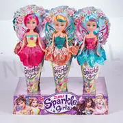 Sparkle Girlz 10.5in Super Sparkly In Cone - Floral Fairy Cone Doll