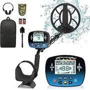[POWIFY] Metal Detectors for Adults Professional, Higher Accuracy Gold Detector with LCD Display, 5 Mode, Advanced DSP Chip with 10" Waterproof Coil Metales Detectors