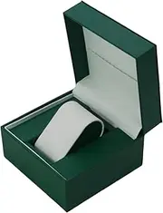 yuksok Watch Organizer Jewelry Organizer Premium Men Jewelry Box Single Slot Watch Box Pull String Holder for Earring Birthday