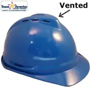 MSA Advance Vented Cap Style Hard Hat - Blue