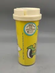 NEW OLD STOCK PEANUTS 1965 SNOOPY 'STEPPING OUT' AUTO COMMUTER CUP HOLLYWOOD...