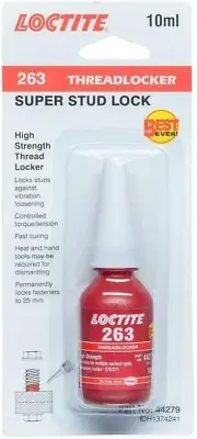 Loctite 263 High Strength Threadlocker 1 Ml, Red