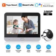 4.3 Inch WiFi Peephole Smart 1080P WiFi Video Camera Home Security Night Vision