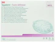 Foam Dressing 3M Tegaderm 7-1/2 X 8-3/4'' Oval Adhesive with Border Sterile BX/5