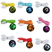 Sports Shoes Laces Glow In Dark Night Color Shoelace with LED Flashing Lights
