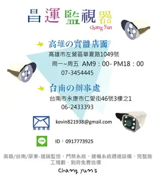 昌運監視器 四合一 AHD 1080P 200萬 2.8mm～12mm 電動鏡頭攝影機【全壘打★APP下單跨店最高20%點數回饋!!】