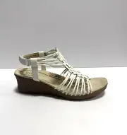 Naturalizer Womens Tribe Sandal White Size 7 M