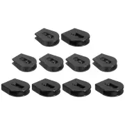 10Pcs Wheeled Cord Locks for Drawstring Toggle Slider Stopper, 0.8/0.9 Inch