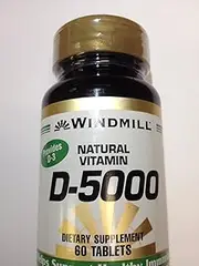 VIT D TABS 5000IU WMILL 60