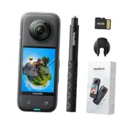 X3- Waterproof 360 Action Camera with 1/2" 48MP Sensors, 5.7K 360 Get-Set Kit