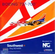 NGM77007 1:400 NG Model Southwest Airlines B737-700(W) Reg #N214WN 'Maryland