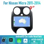 9" Apple CarPlay Android auto Head Unit Car radio For Nissan Micra 2011-2014