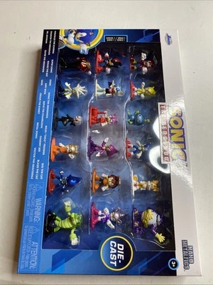 Jada Nano Metalfigs Sonic The Hedgehog 18-Pack Figures Collection Set 35642 New