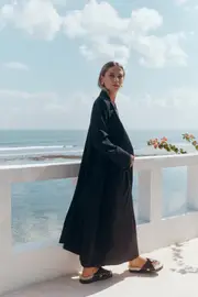 Longline Blazer (Black) - FINAL SALE