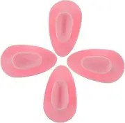 WRITWAA 4Pcs Silicone Face Scrubbers Manual Facial Cleansing Brushes for Deep Clean Gentle Exfoliation Oil Removal for Skincare Routine Women