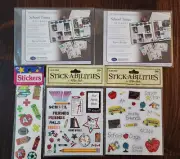 Lot of Creative Memories & Stickabilities Stickers - School Days ABCs & More