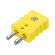K Type Thermocouple Wire Connectors Female Plug Round Pin 1pcs 220°C