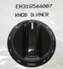 # AP4560389-PG For Frigidaire Cooktop Range Burner Knob Electrolux