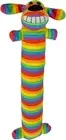 MultiPet Rainbow Loofa Dog Plush toy with squeaker