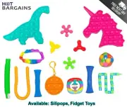 Pop Fidget Toys Sensory Toys Pack for Kids & Adults, Anxirty & concentration Aid