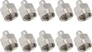 tunghey 10Pack Coax Cap Cover, 75 Ohm Terminator, Coax Terminator Caps for Ports on Splitter, AMP, Coaxial Cable, TV Antenna, Wall Plates, Booster