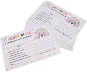 HYTROVE 50PCS Teacher Mail Notes to Parents Motivational Postcards for Classroom Incentives Encouraging Behavior Communication Tools for Preschool and Kindergarten