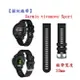 【圓紋錶帶】Garmin vivomove Sport 錶帶寬度 20mm 智慧 手錶 運動矽膠 透氣 腕帶