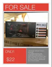 gaming keyboard and mouse set
