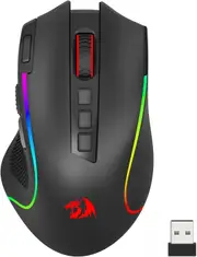 Redragon M612 PRO RGB Gaming Mouse, 8000 DPI Wired/Wireless Optical Gamer Mouse with 11 Programmable Buttons & 6 Backlit Modes, BT & 2.4G Wireless, So