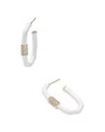 Kendra Scott Emery Pave Link Hoop Earrings