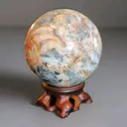 Large Natural Crazy Agate Crystal 2.5" Sphere - USA