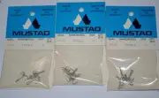 3 Packs Mustad Size 10 Fish Hooks Treble Saltwater 3549