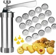 Biscuit Press Set Cookie Maker Machine Kit Spritz Dough Biscuits Making Tools