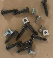 Closed Car Windscreen Mounting Screw set A45485B, Ford Model A 1930 to 1931